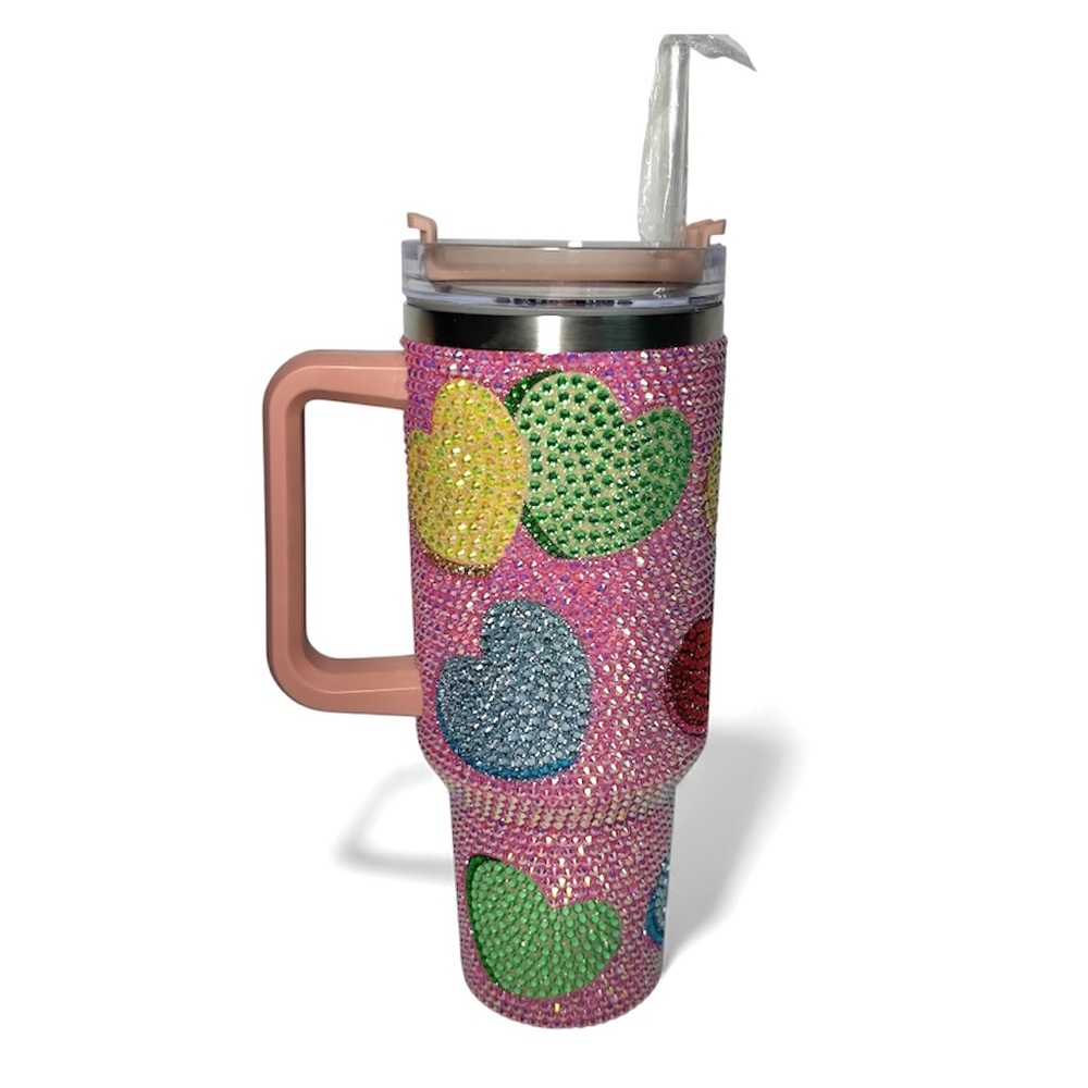 Source Unknown Multicolor Rhinestone Thermos - Picture 2 of 8